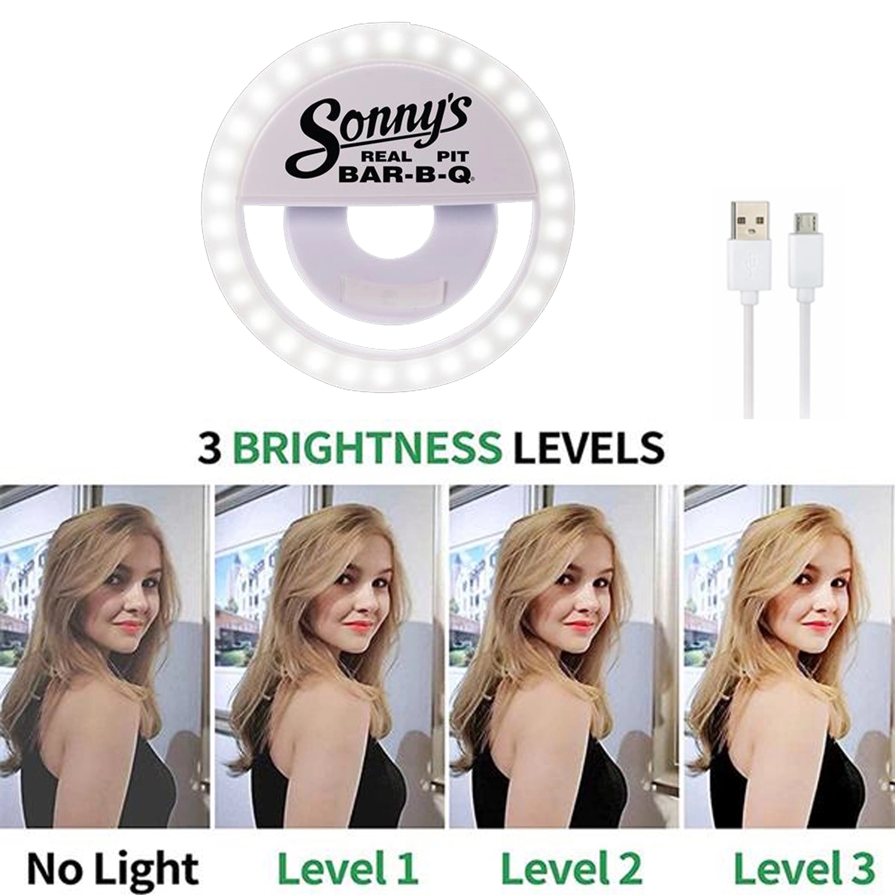 Quick Ship Rechargeable Selfie Ring Light 3