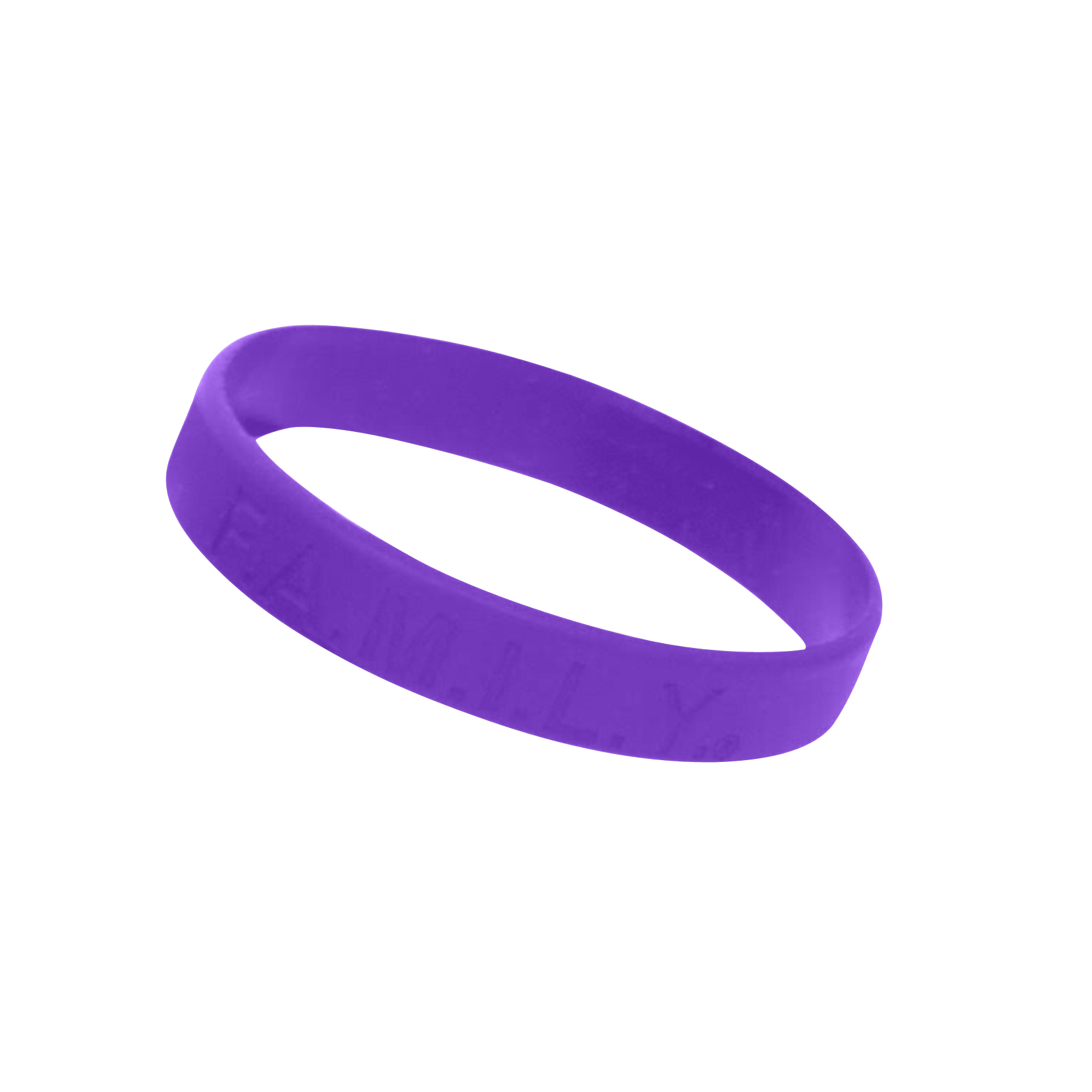 1/2" Rush Laser Debossed Silicone Wristband 33