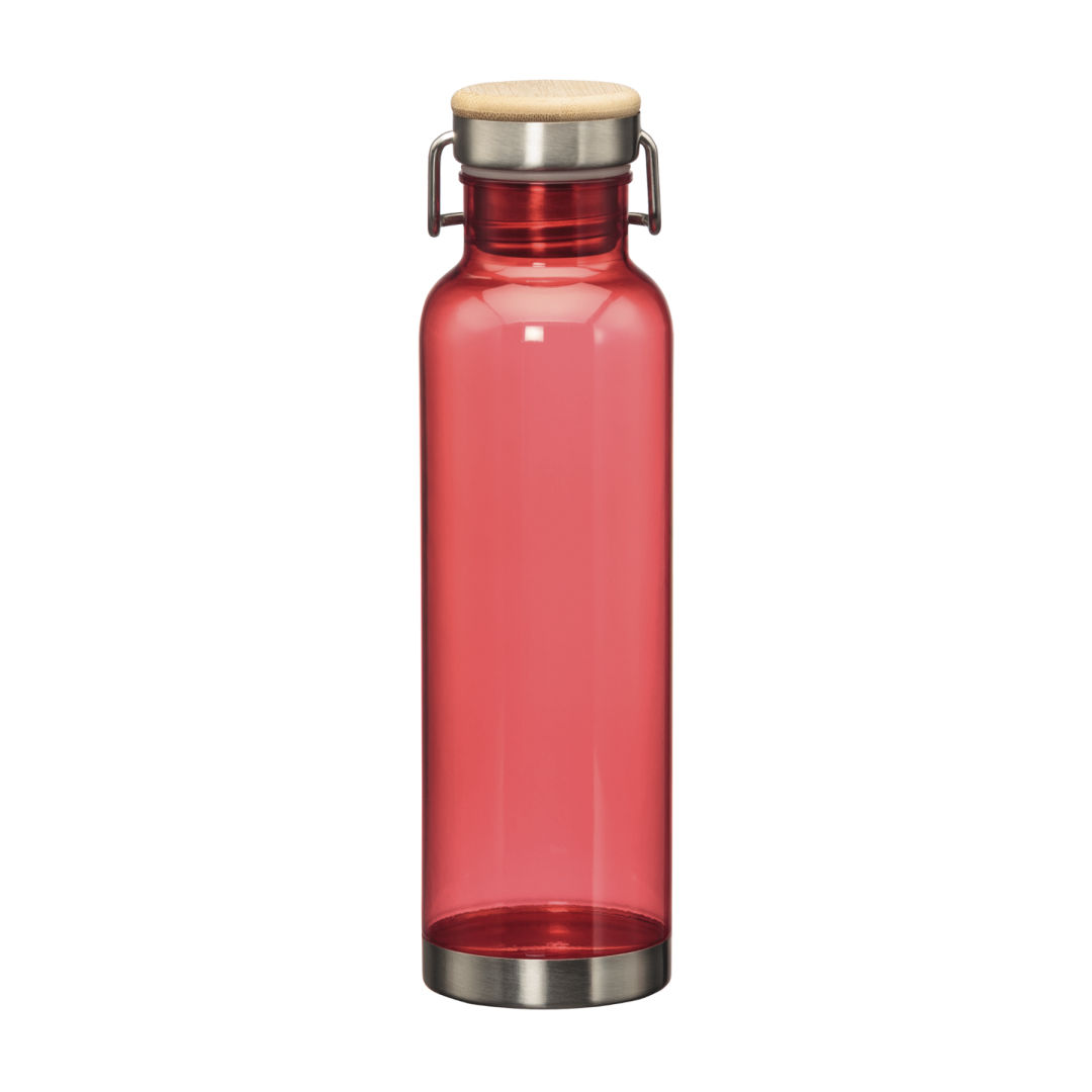 MacLeod Bottle w/ Bamboo Twist Lid - 27oz, custom water bottle with logo imprint 18