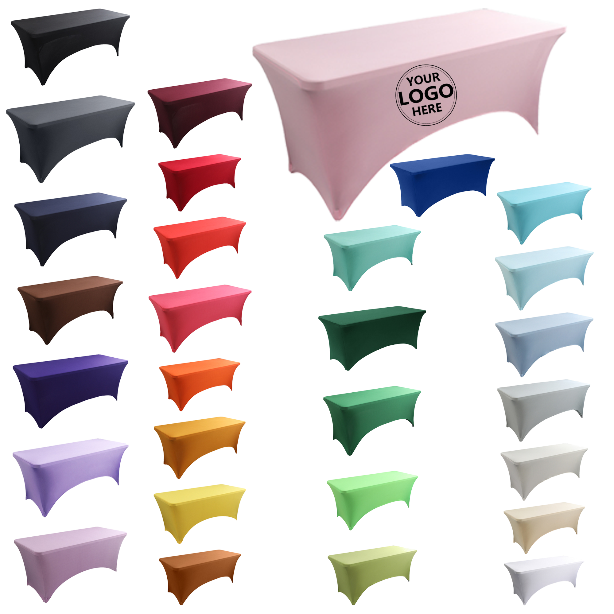Durable Polyester Square Table Cover 1