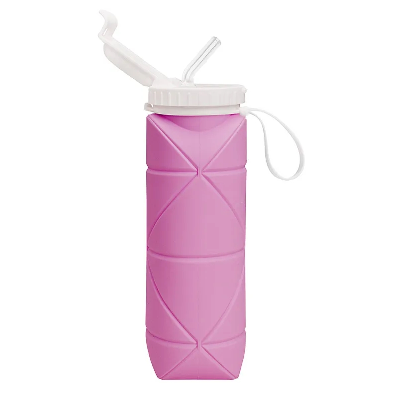 600ML Foldable Silicone Water Cup 14