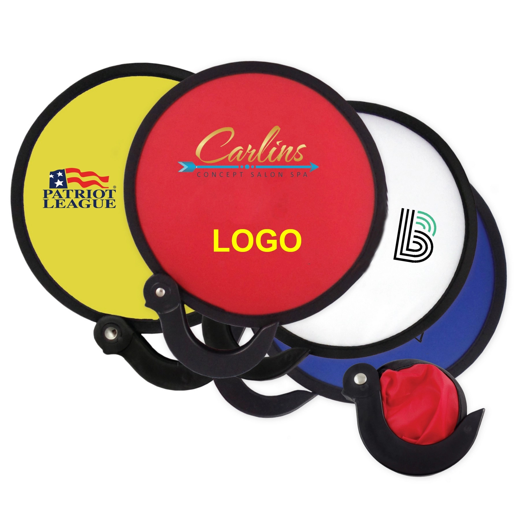 Round Foldable Nylon Fan 1