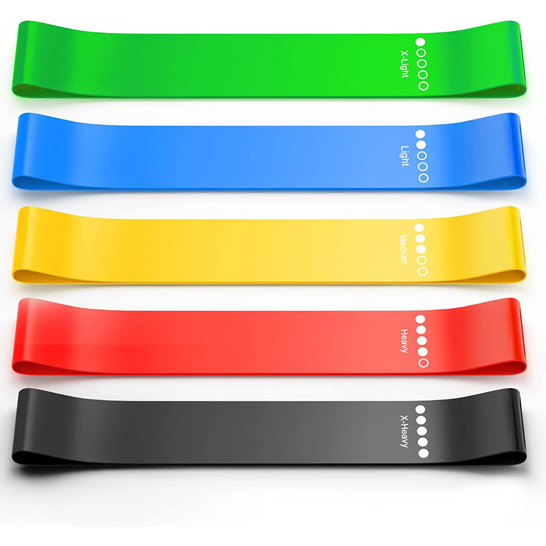 Latex Resistance Bands Set 4