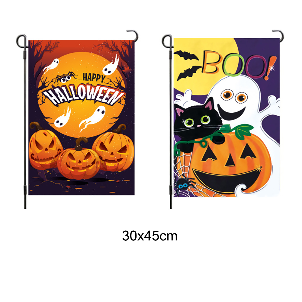 30x45cm Autumn Halloween Pumpkin Garden Flag 3