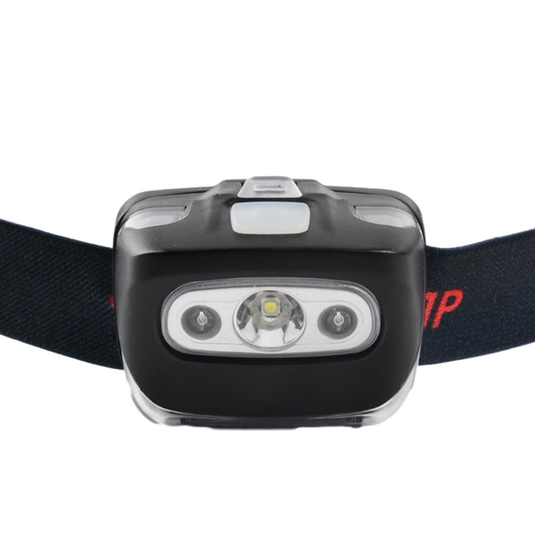 Rechargeable LED Head Flashlight Lamp With Red Lights Elastic Band 16