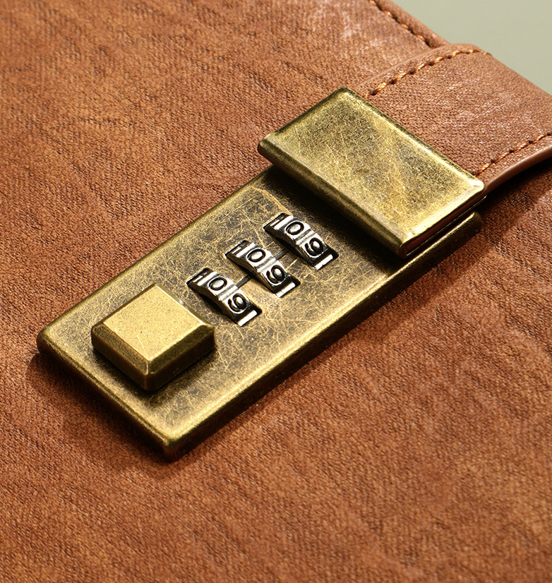 A5 PU Leather Journal with Lock 224Pages 5