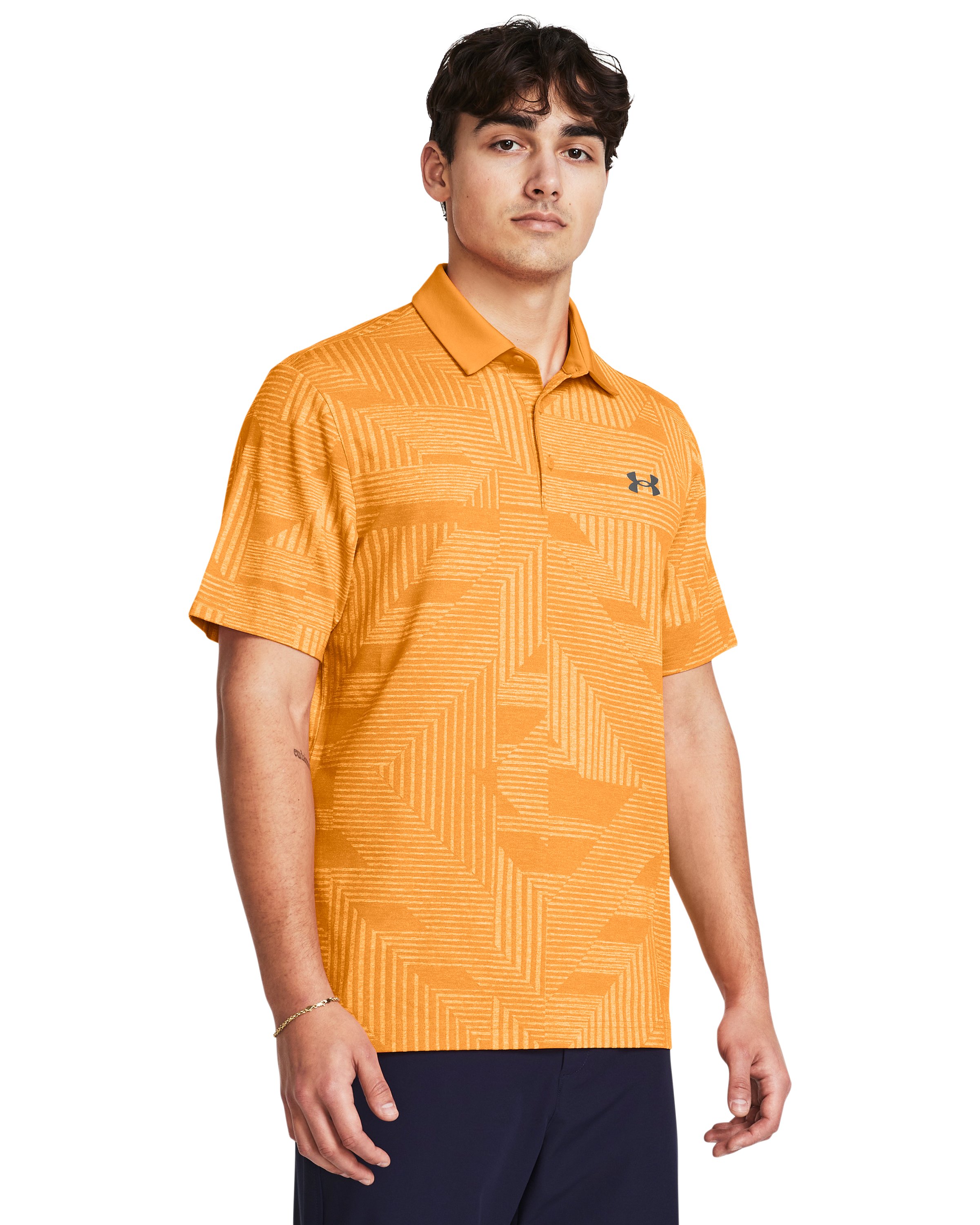 Men's UA Playoff Geo Jacquard Polo 3