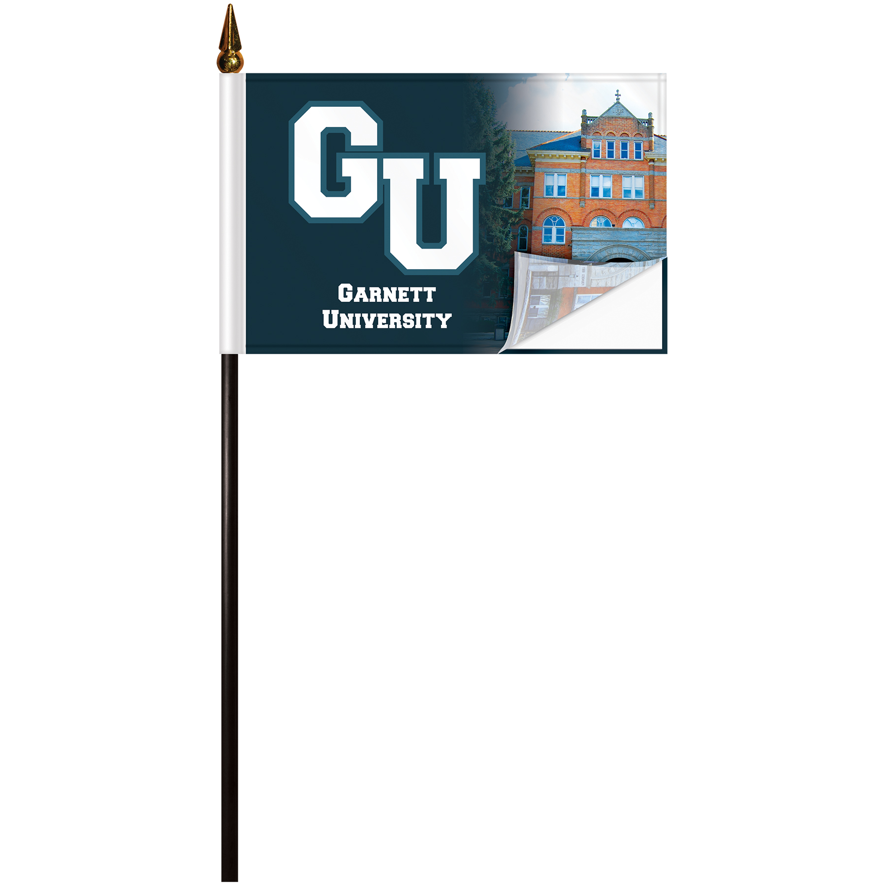 4" x 6" Stick Flag with Plastic Liner 5