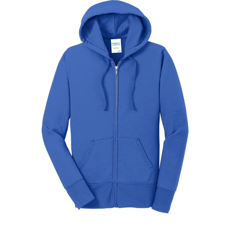 Port & Company Women's Core Fleece Full-Zip Hooded Sweatshirt., custom hoodie or sweatshirt with logo imprint 13