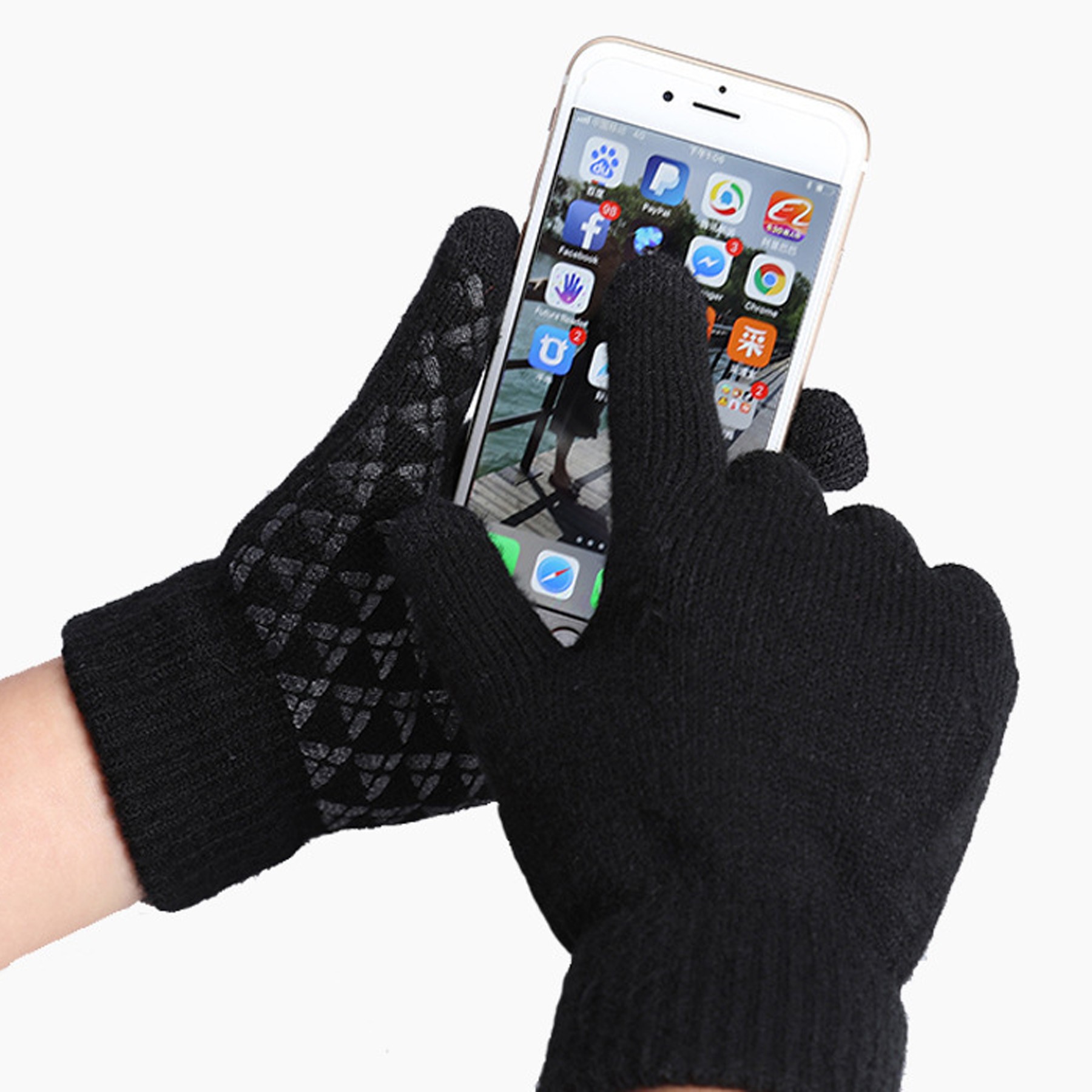 Winter Gloves For Men Women, Touch Screen Warm Gloves 7