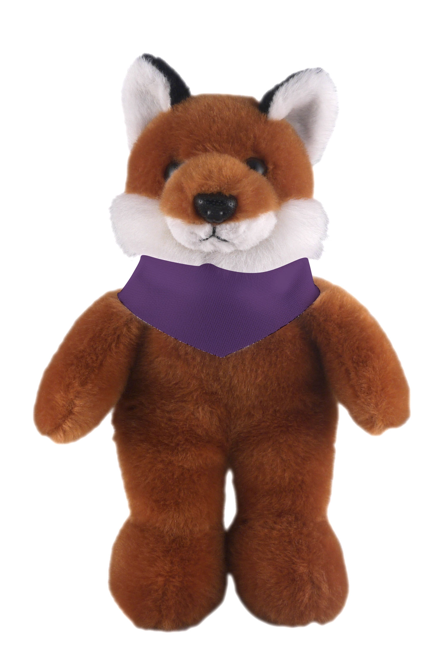 Soft Plush Stuffed Fox with Bandana