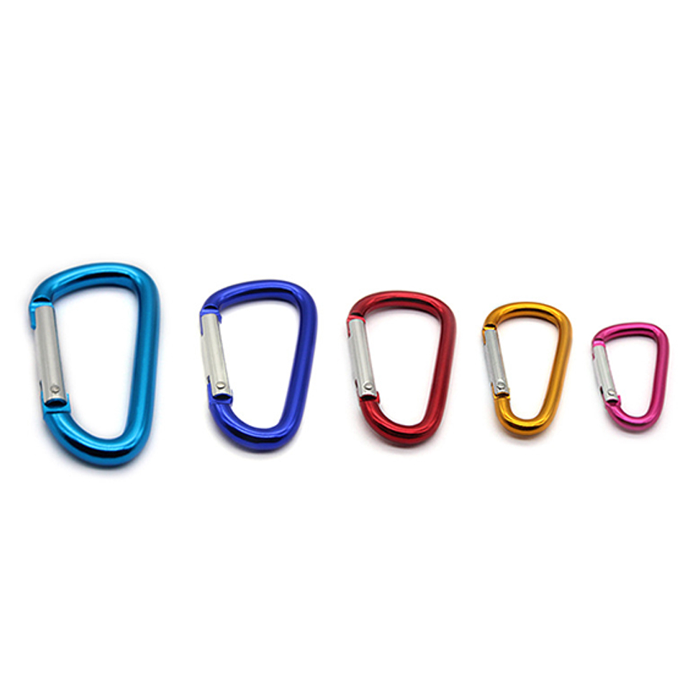 #8 D-shaped 15g carabiner backpack hook 4