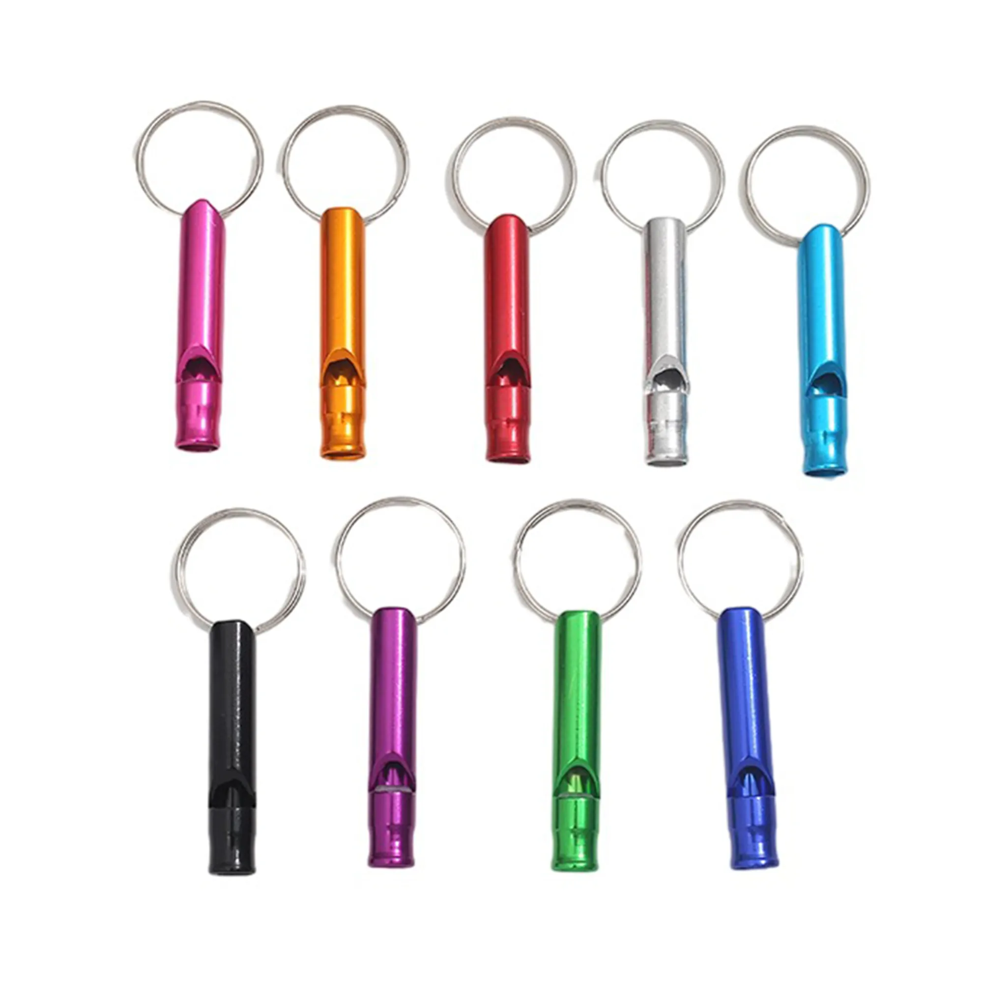 Aluminum Survival Whistle Keychain 3