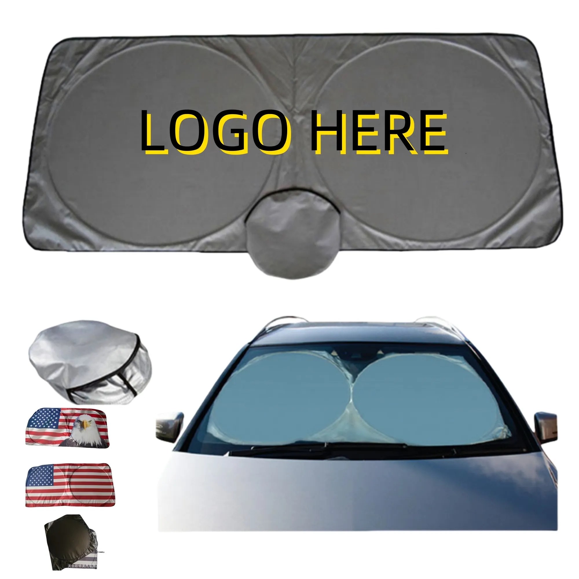 Waterproof Silver-Coated Car Sun Shade