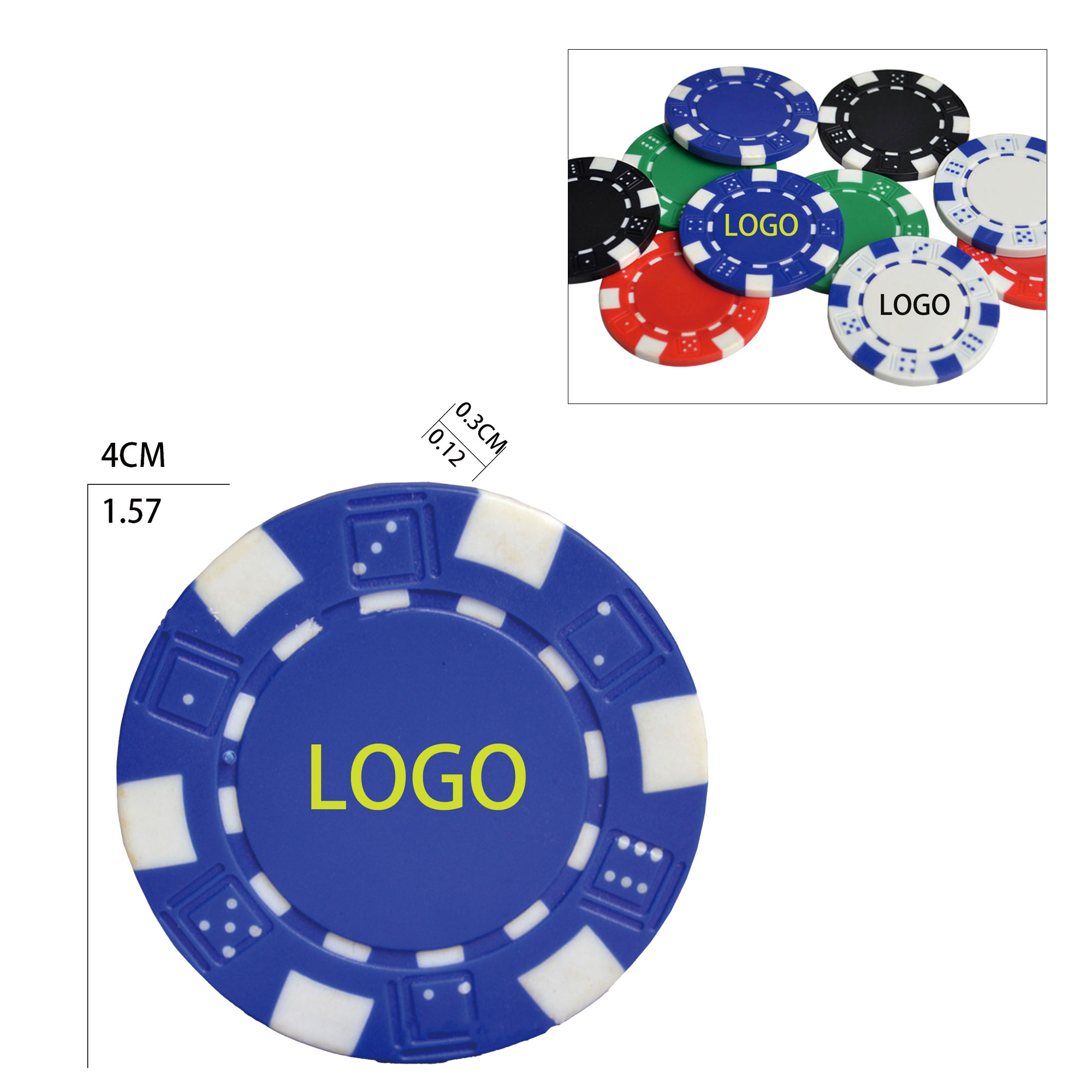 Poker Chips Made of Silicone 2