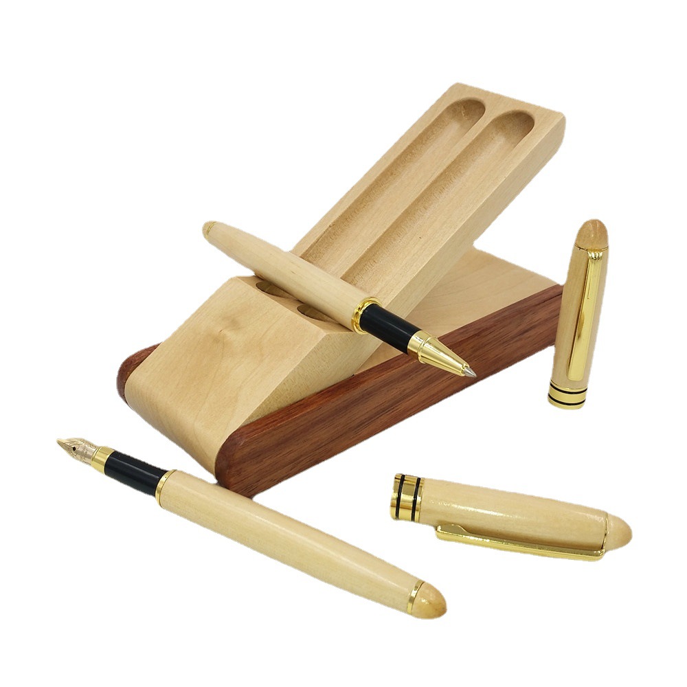 Wood Ballpoint Pen With Box 2