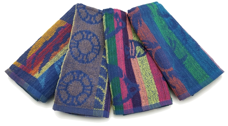 29x59 Economy Jacquard Assorted Design Towels 3
