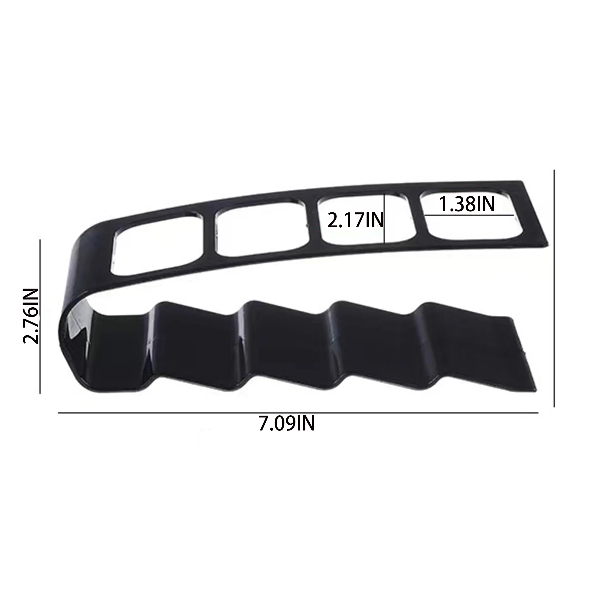 Four-Grid Remote Control Storage Rack 2
