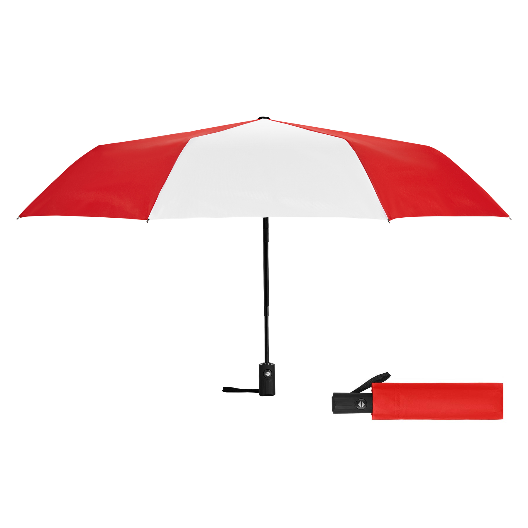 42'' Arc Auto Open+Close Telescopic Folding Umbrella 7