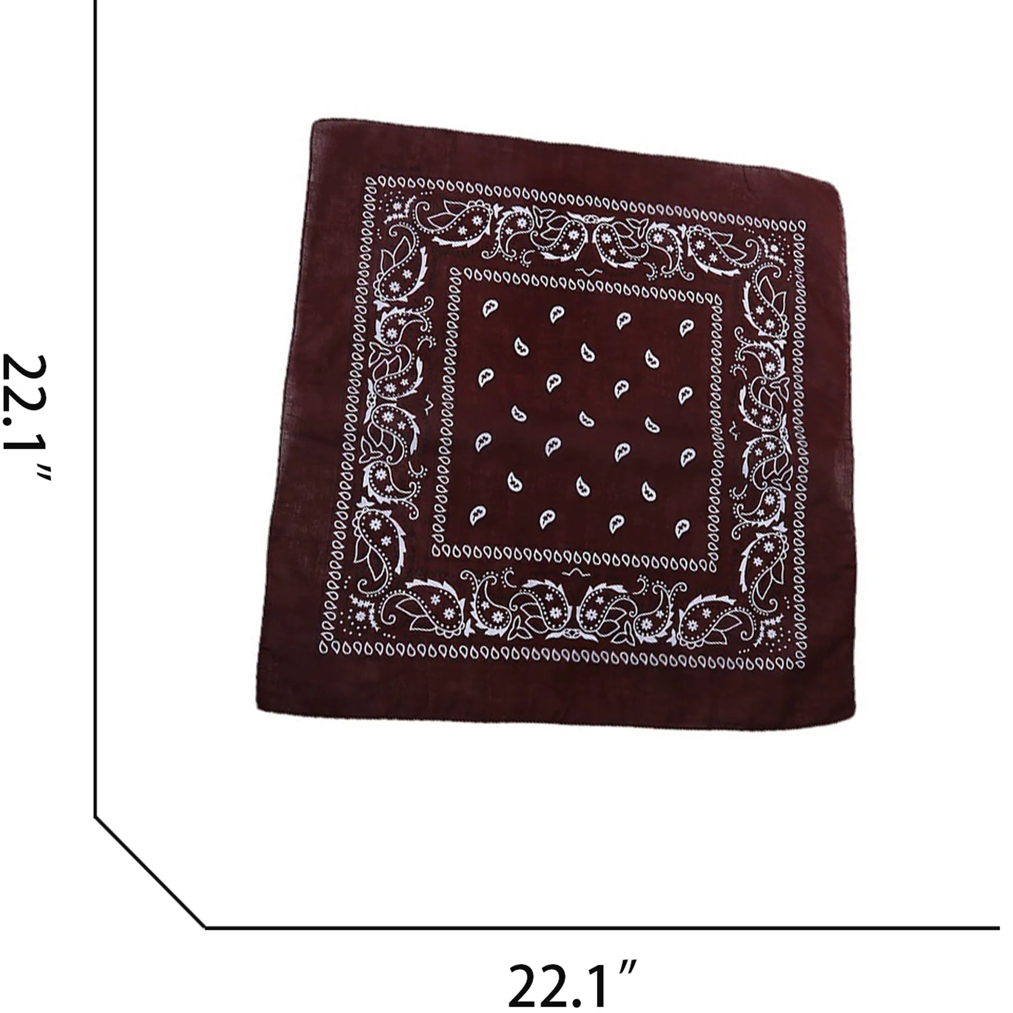 Cotton Bandanna Square Scarf 7