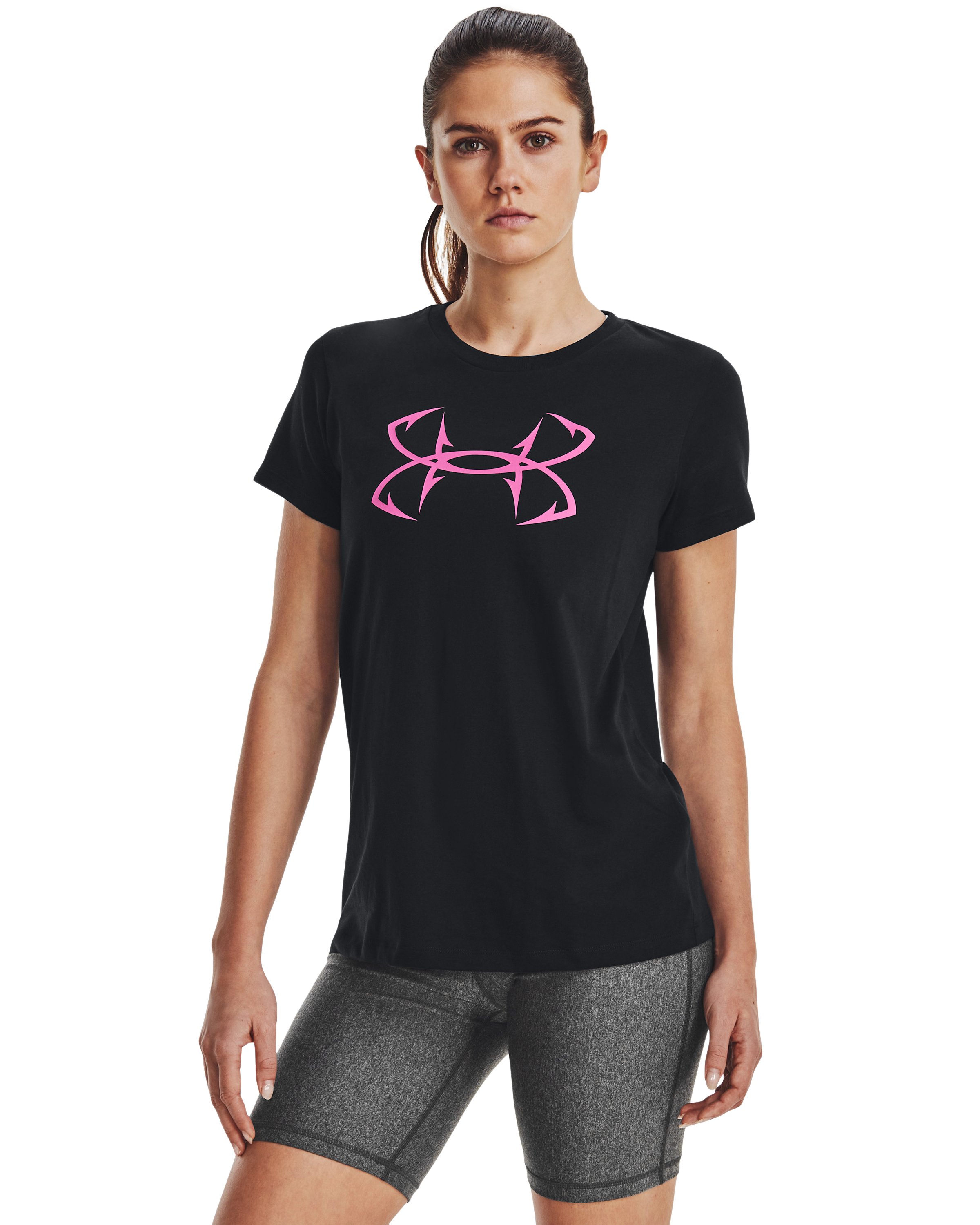 Women's UA Fish Hook Logo T-Shirt 3