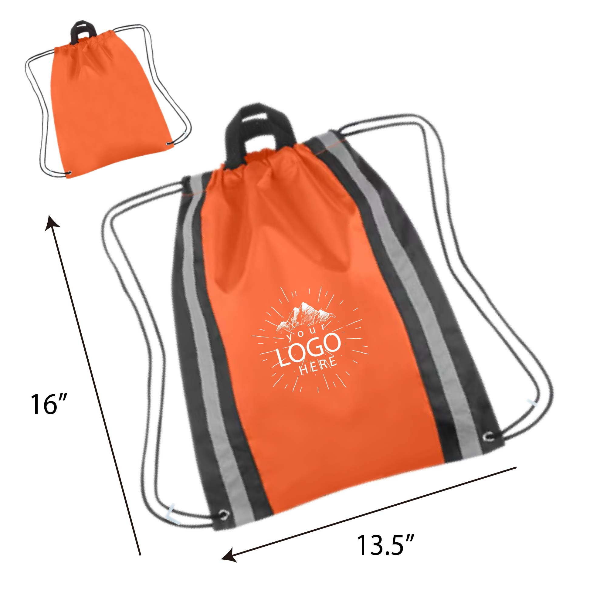 Vertical Reflective Backpack 1