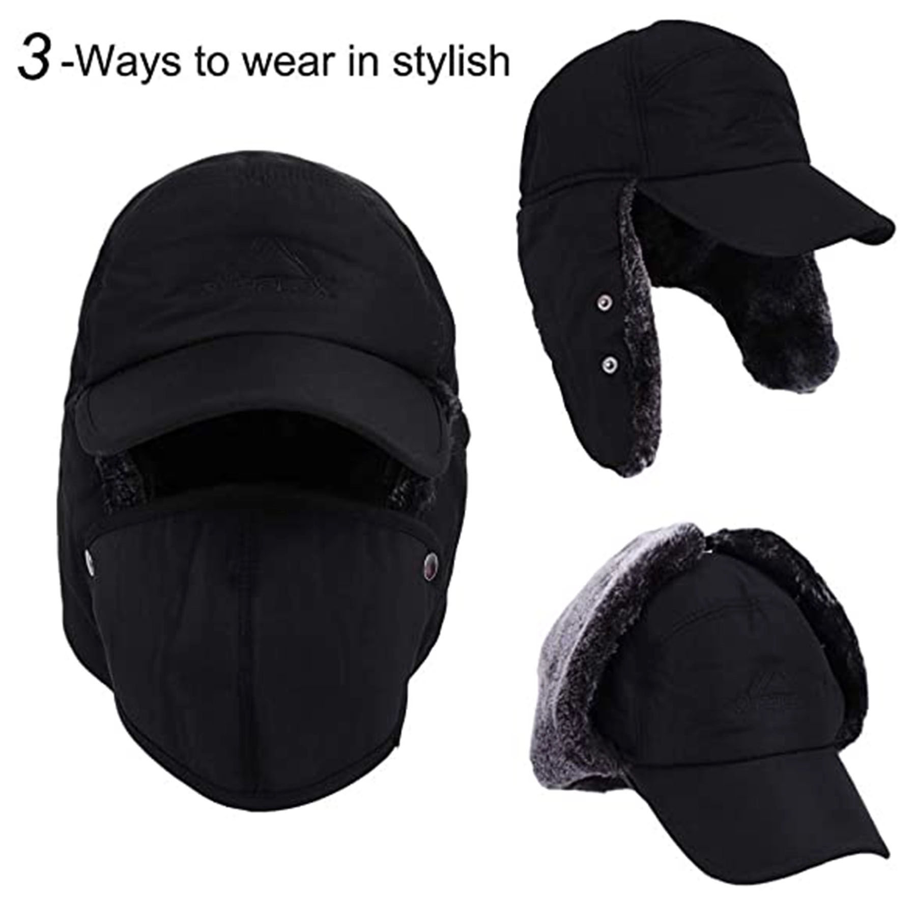 Trooper Russian Warm Hat with Ear Flaps 3