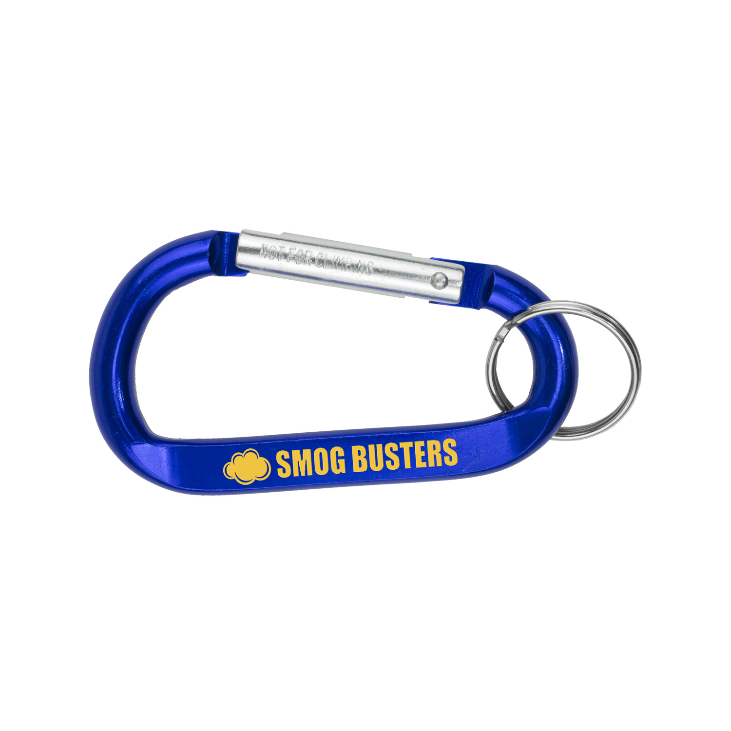 "Cara L" Large Size Carabiner Keyholder with Split Ring Attachment 2