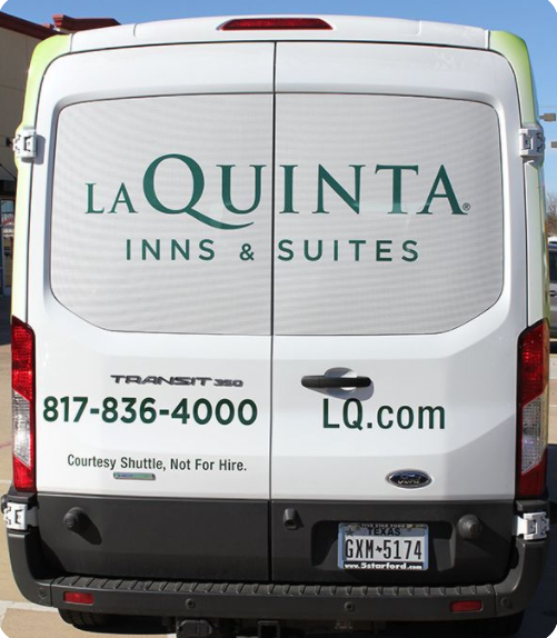 Perforated Mesh Window Decals - 40" 3