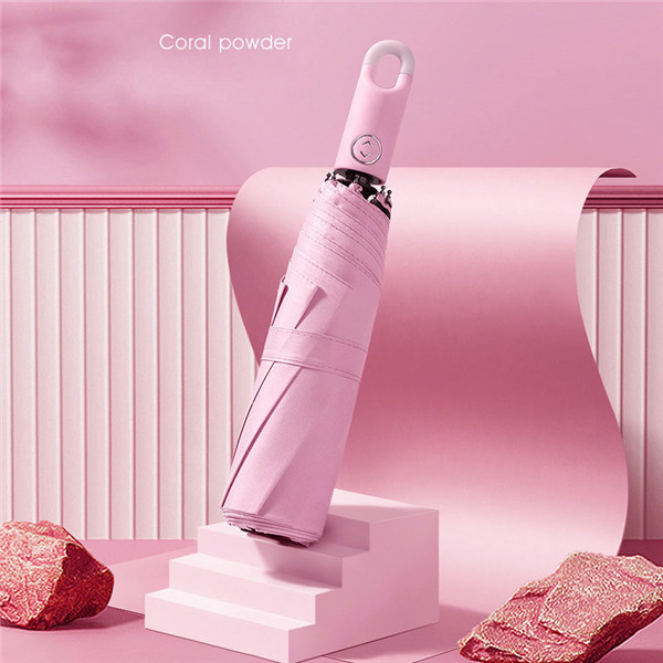 Automatic Triple Folding U-hook Umbrella 7