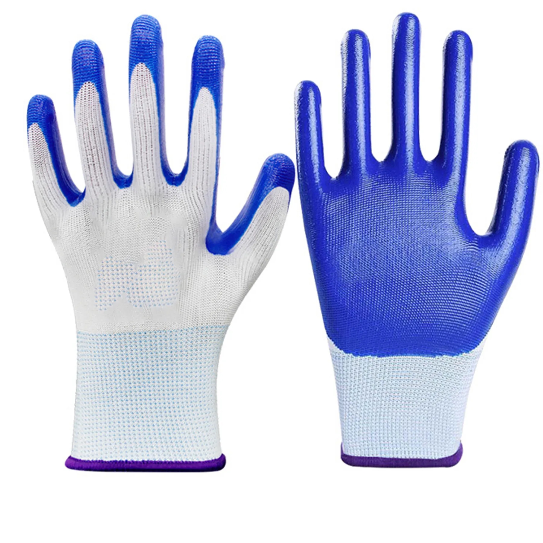 Wrinkled Coated Dipped Safety Work Hand Protection Gloves 4