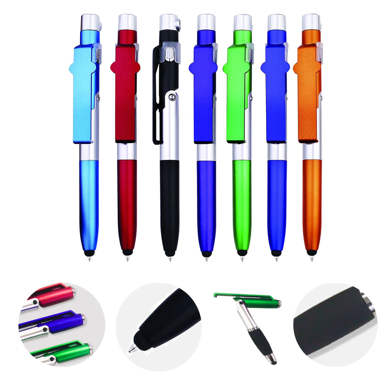 LED Phone Holder Touch Screen Capacitive Ballpoint Pens 1