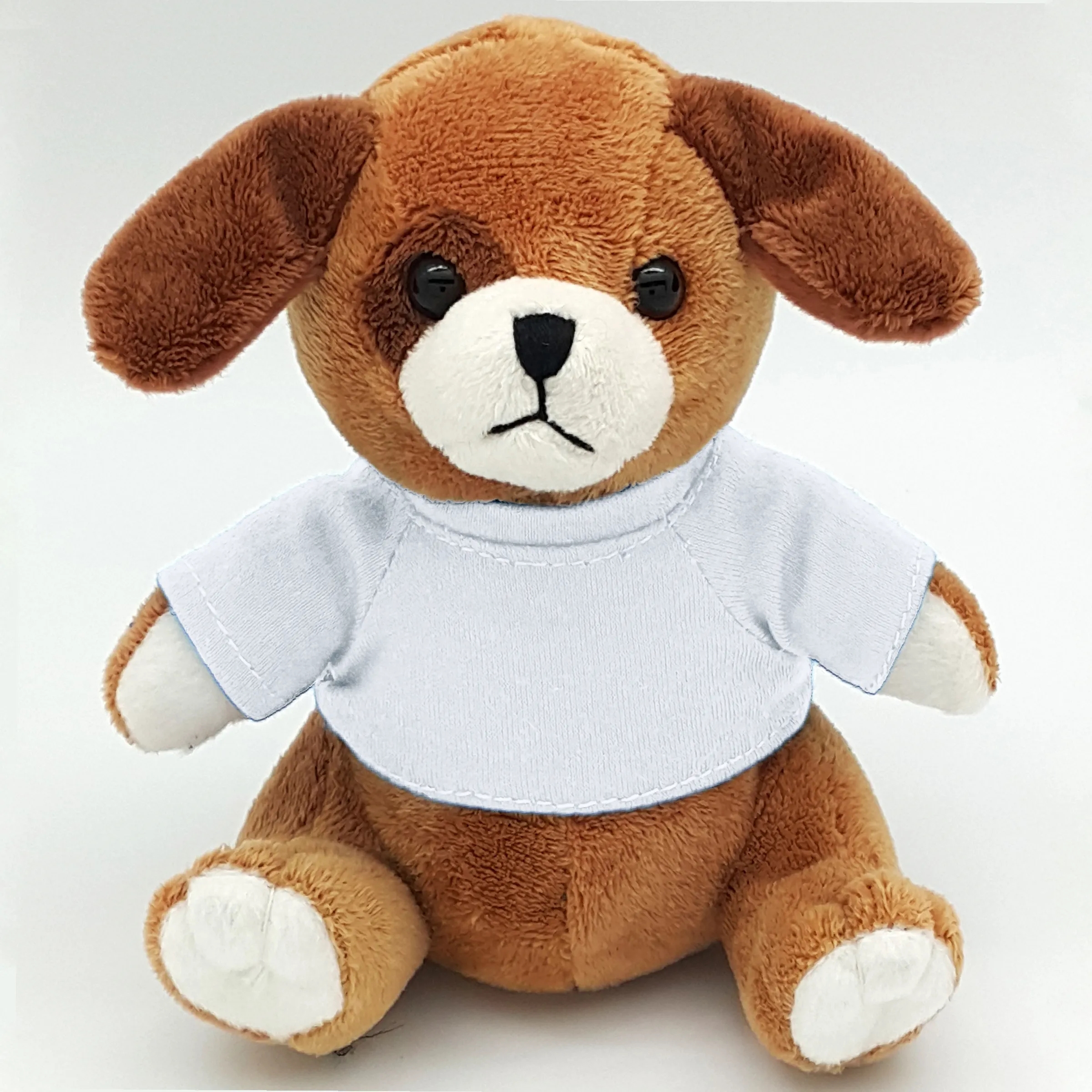 6" Beanie Dog with Embroidered Eyes 17