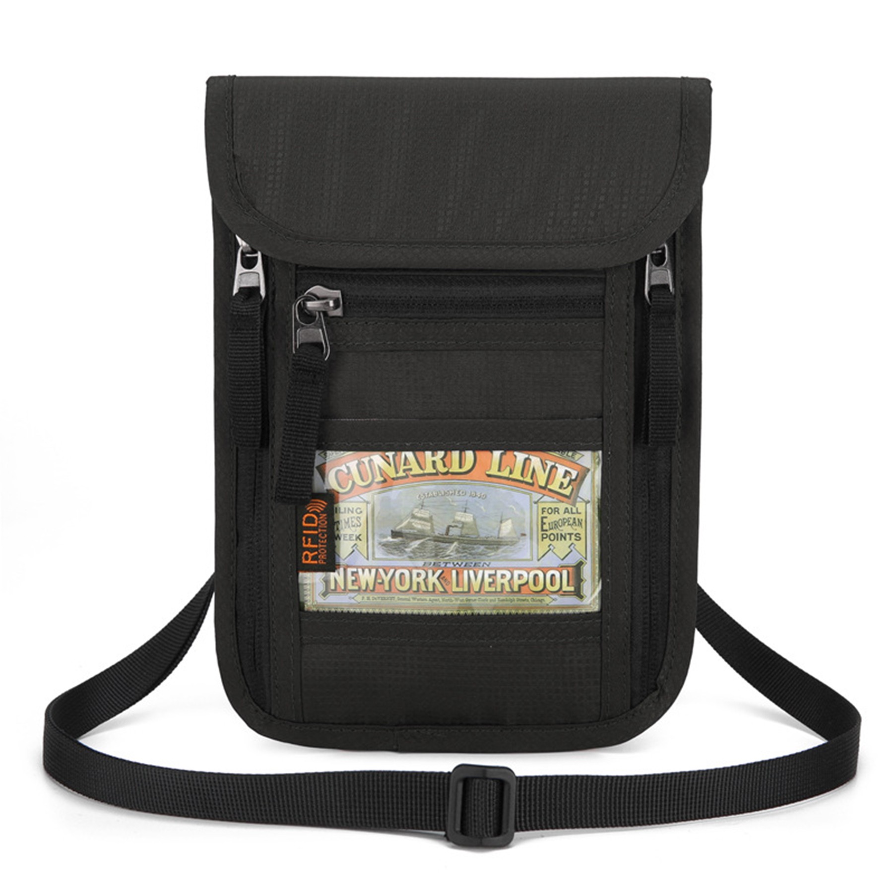 Neck Wallet with RFID Blocking 6