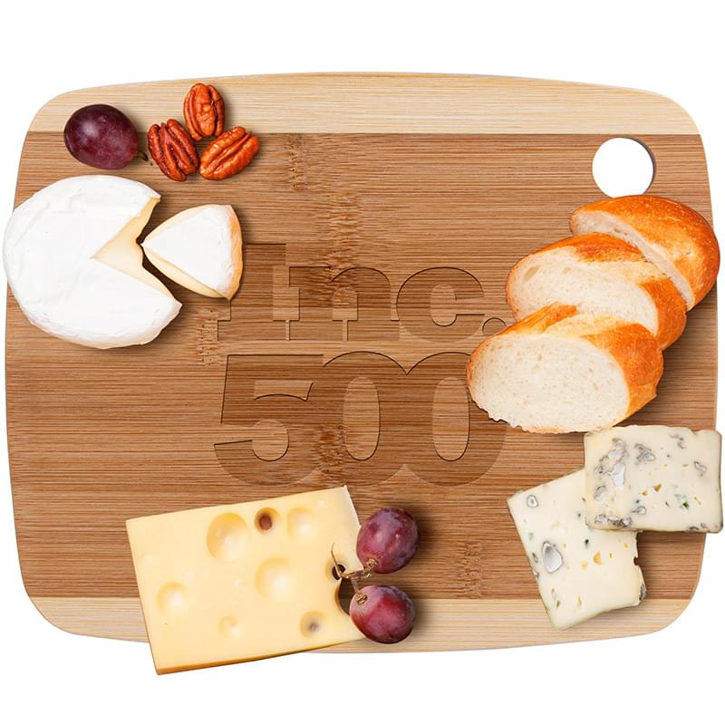 The Gosford 11-Inch Two-Tone Bamboo Cutting Board 4