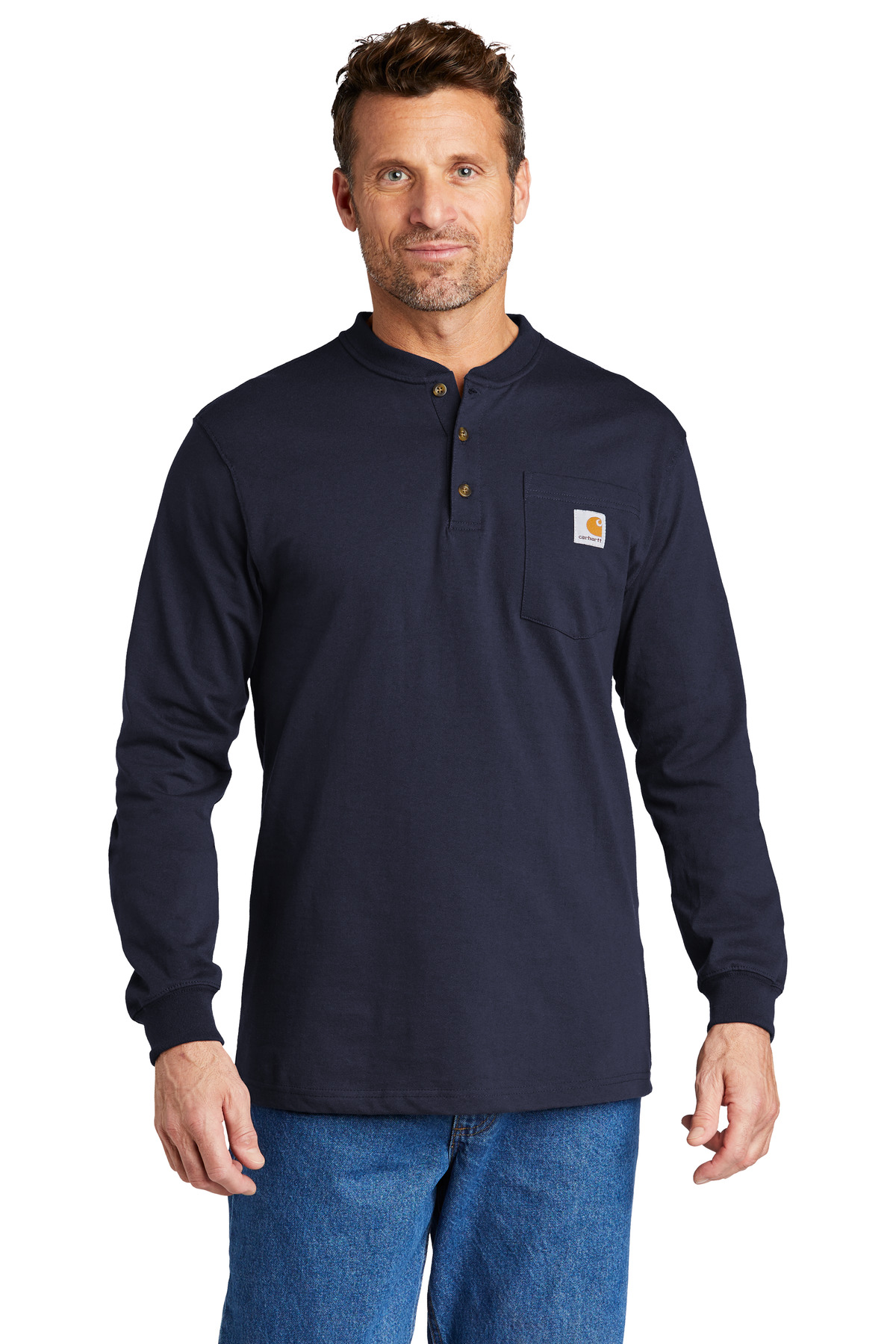 Carhartt Long Sleeve Henley T-Shirt CTK128 38