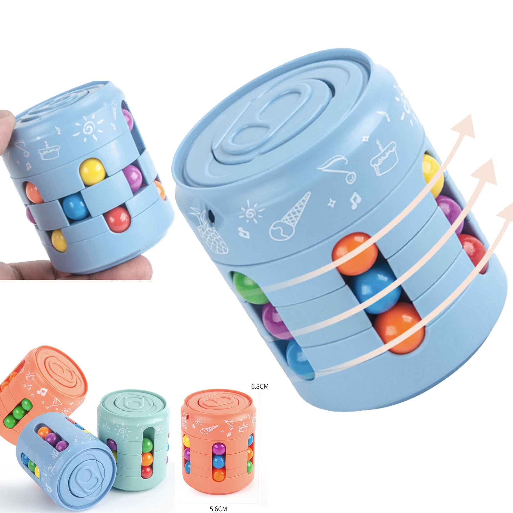 Spinner Rubik's Cube Finger Toy 2