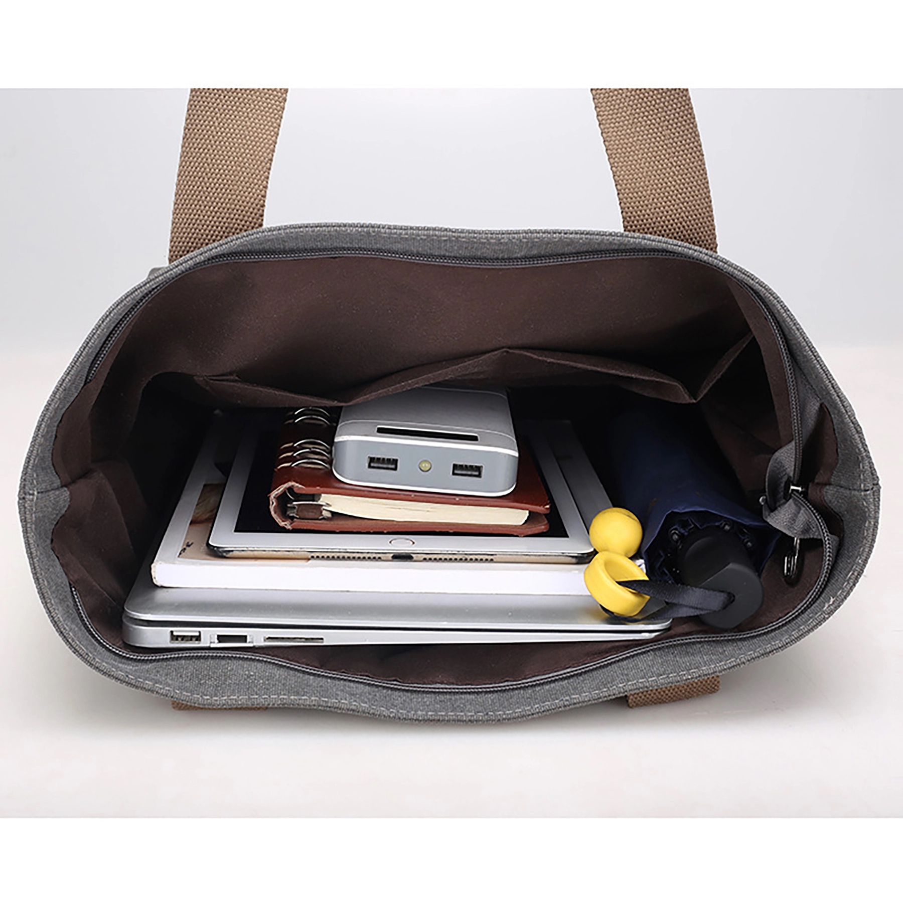 Vintage Women Handle Tote Bag Canvas 8