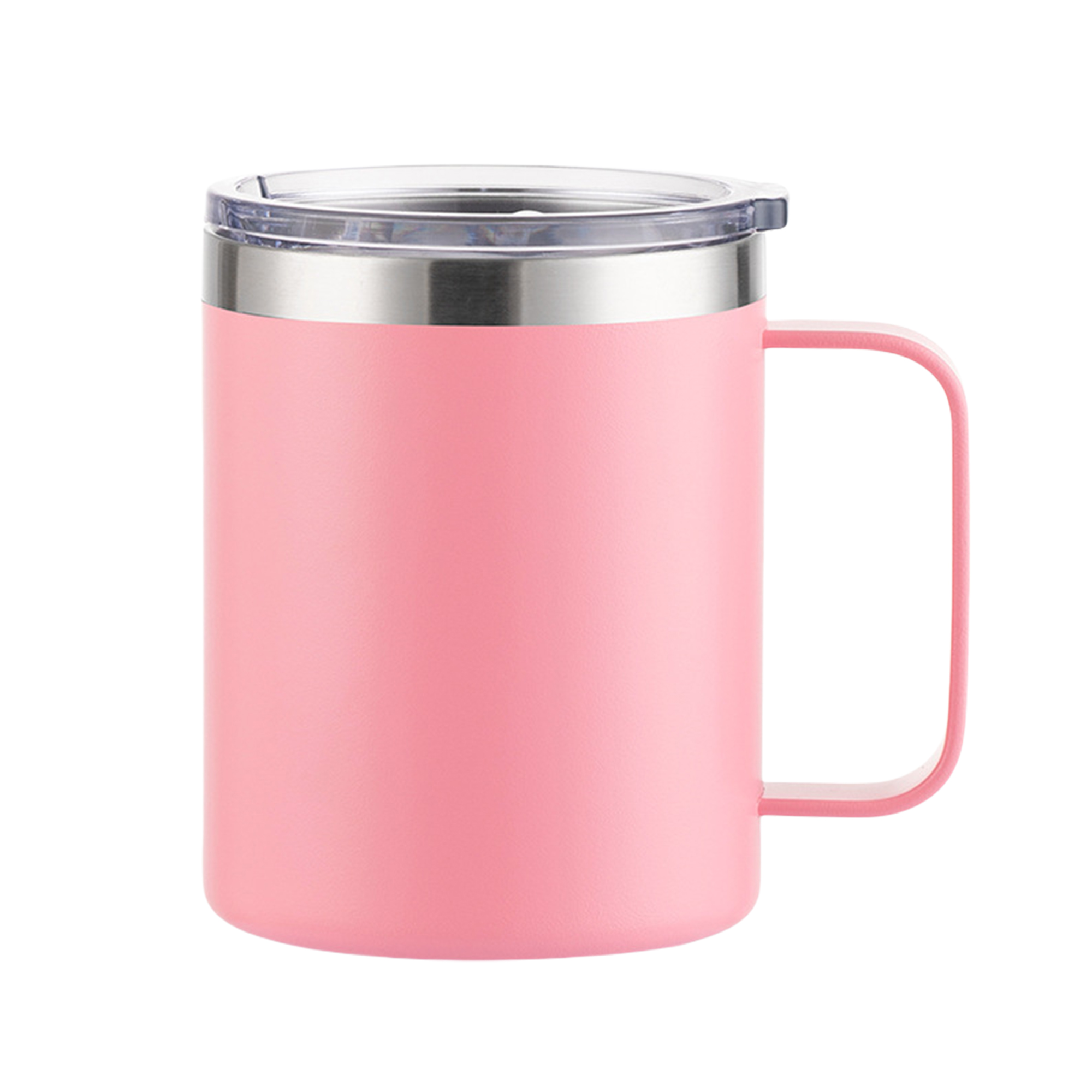 12oz 304 Stainless Steel Double Handle Car Mug with Powder Coated Sublimation Design 13