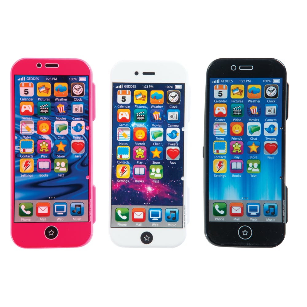 Pencil Cases - Smart Phone Look Hinged Top 3 Colors 2