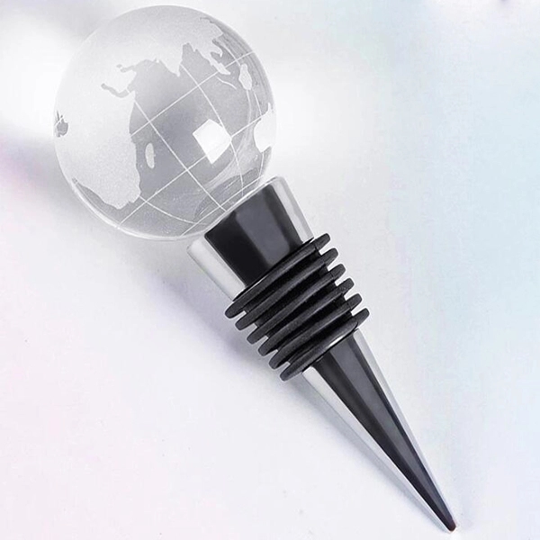 Crystal Globe Wine Stopper 2