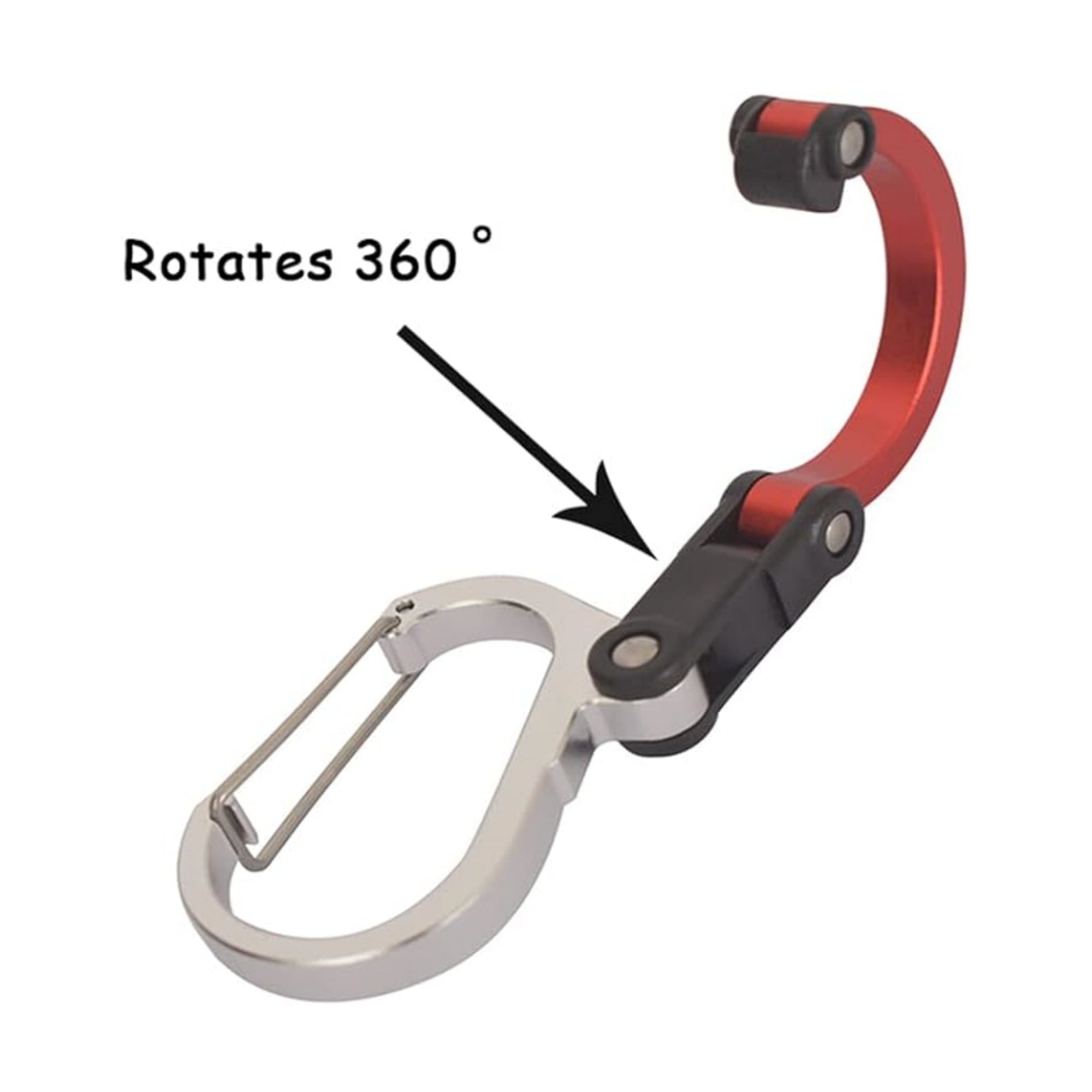 Matel Carabiner Clips, custom sports ball with logo imprint 3
