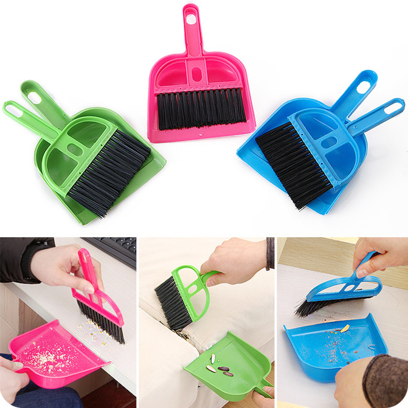 Mini Cleaning Brush And Dustpan Set 2