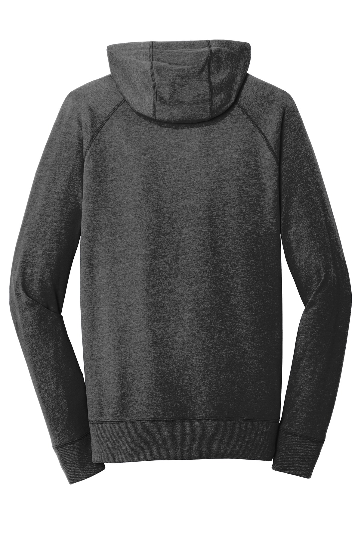 Sueded Cotton Blend Full-Zip Hoodie