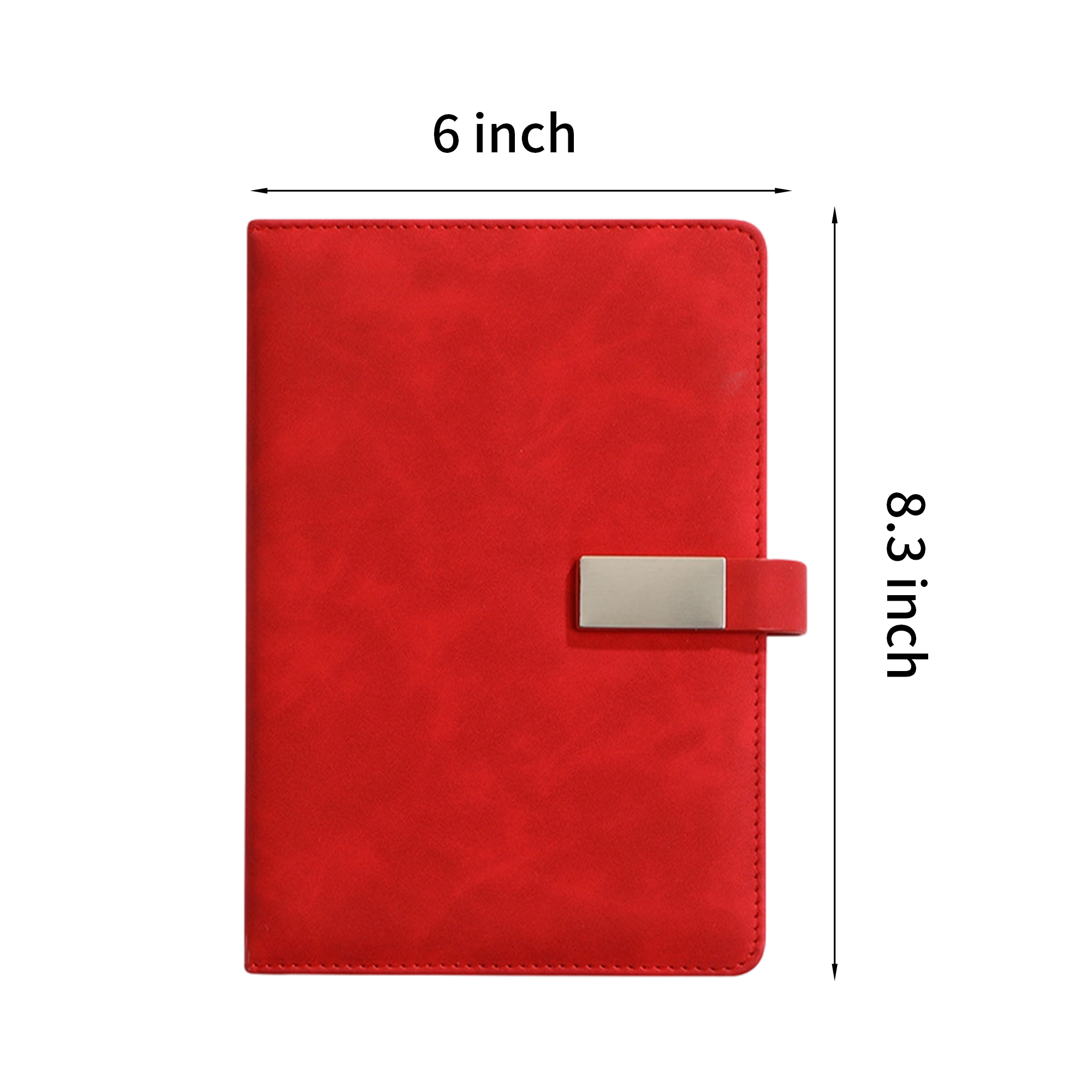 A5 Leather Note Journal Set With Writing Pen 6" By 8.3" Two Hundred Page 7