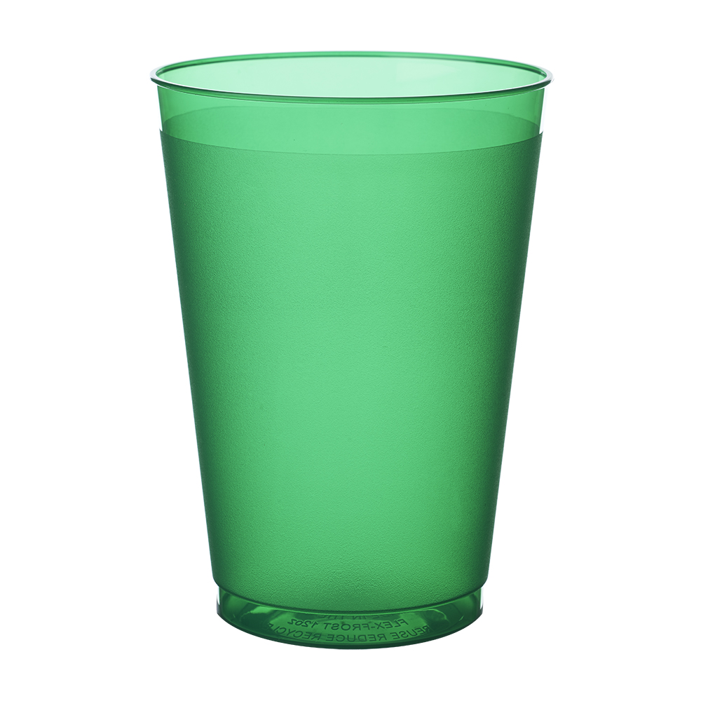 12 oz. Flex Frosted Plastic Stadium Cups 10