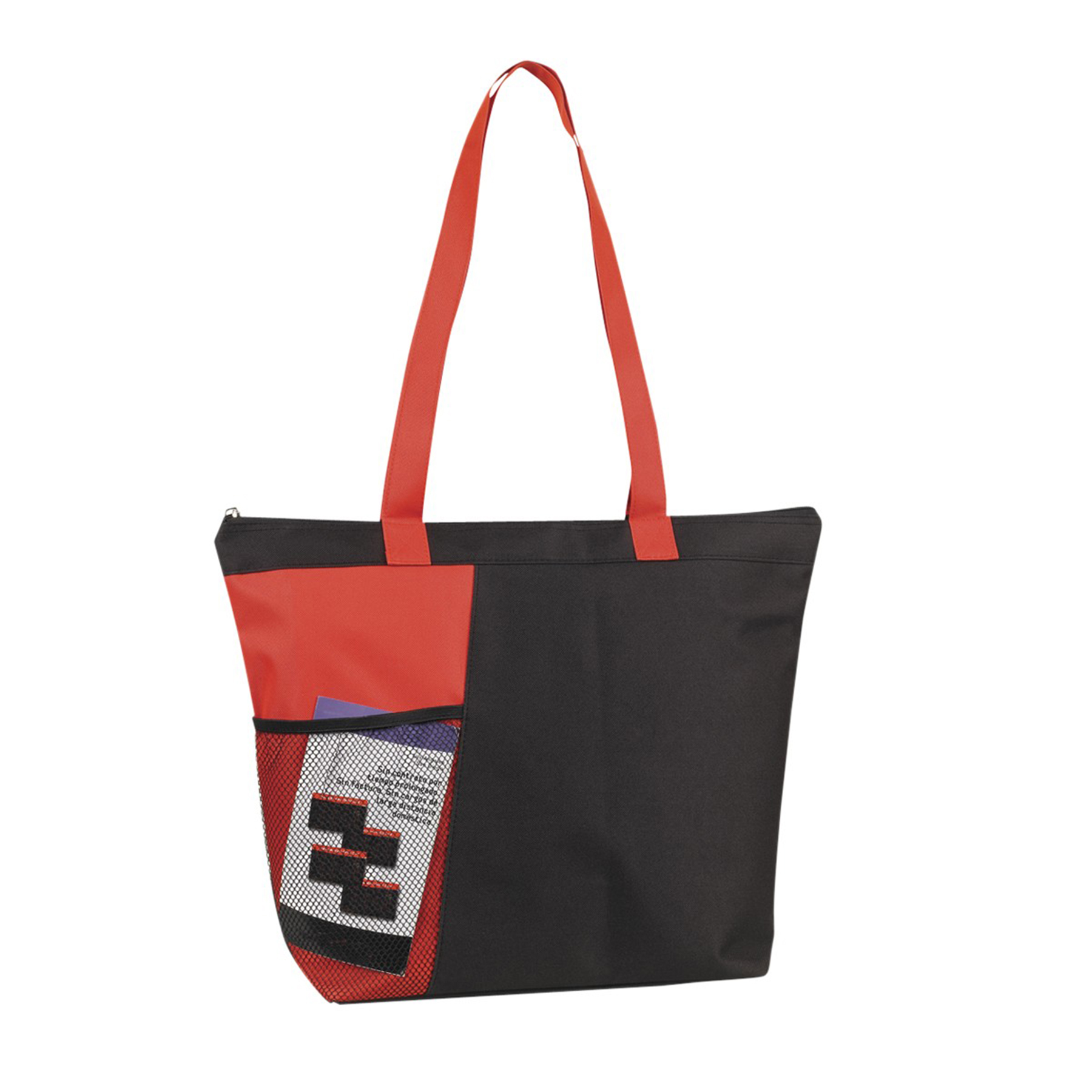 600D Mesh Pocket Tote Bag 4