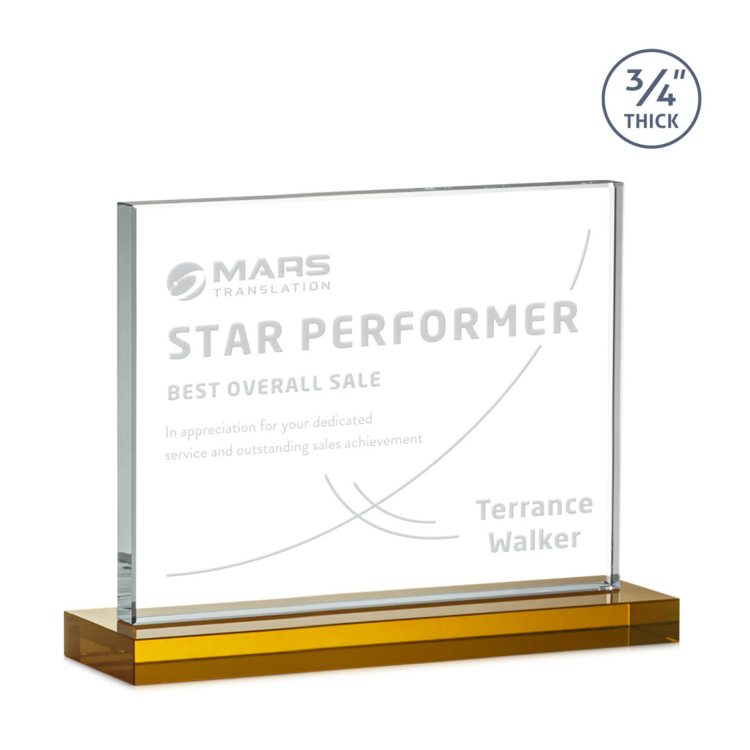 Manhattan Award - Amber 9