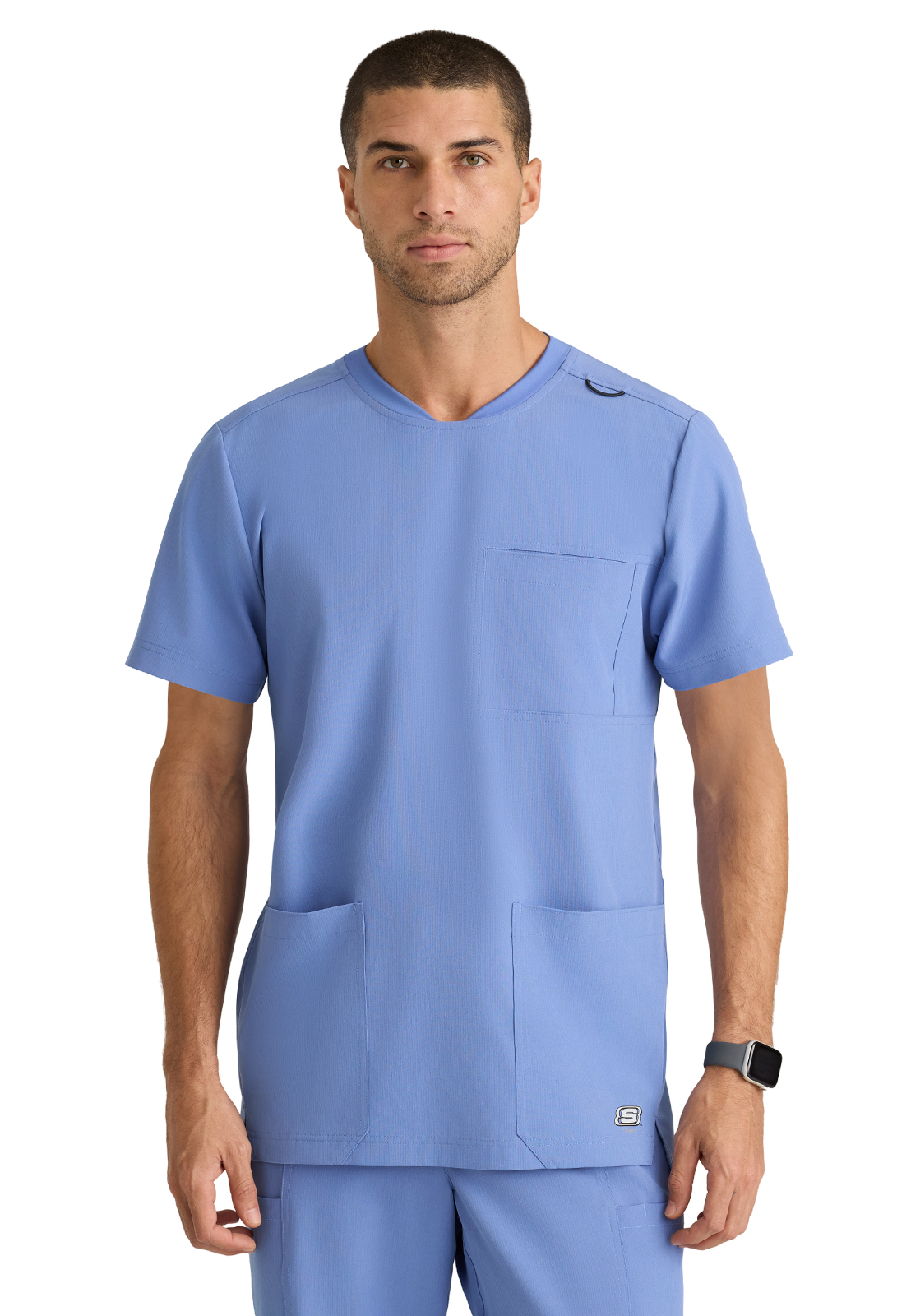Skechers - Men's Three-Pocket Round Neck Thesis Scrub Top 10