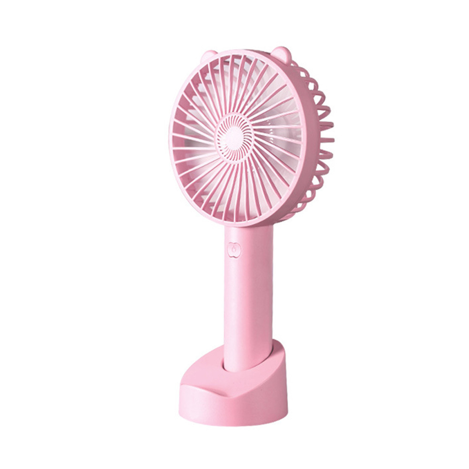 Rechargeable Usb Mini Hand Held Fan With Stand 2